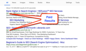 SEO Paid Results